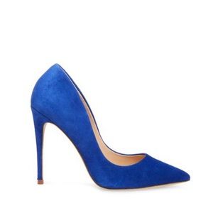 Steve Madden Blue Suede Pumps